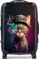Warren Reed Rex Cat With Hat Splashart Suitcase