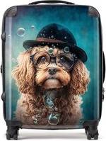 Warren Reed Dog Splashart Suitcase Multi