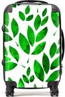 Warren Reed Watercolor Abstract Leaves Suitcase