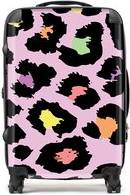 Warren Reed Leopard Print Suitcase