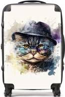 Warren Reed Selkirk Rex Cat Splashart Suitcase Multi