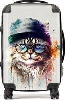 Warren Reed Cat Face Splashart Suitcase