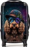 Warren Reed Cockapoo Dog Face Splashart Suitcase