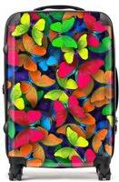 Warren Reed Rainbow Butterflies Suitcase Red