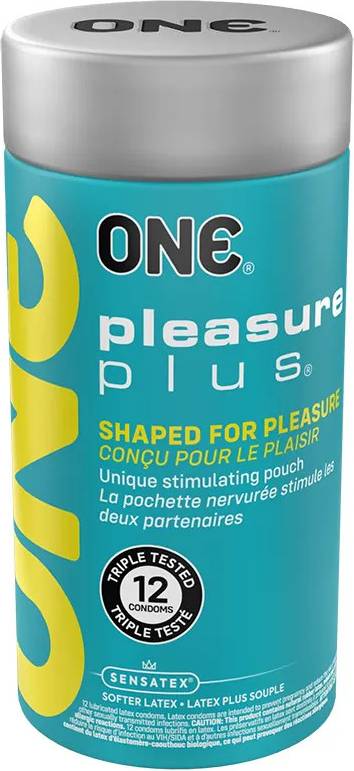 Pleasure Plus Ribbed Condoms 12 Pack