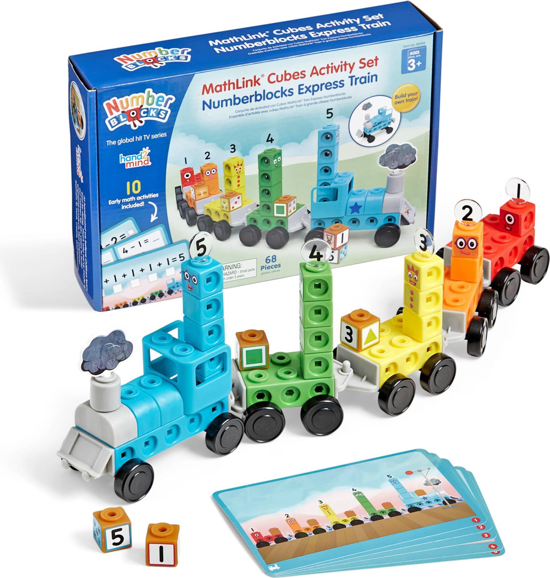 Learning Resources Numberblocks Express Train MathLink Kuber Aktivitetsset