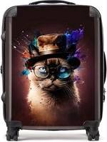 Warren Reed Cat Face Splashart Suitcase Multi