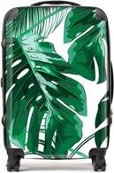 Warren Reed Tropical Jungle Leaf Pattern Suitcase