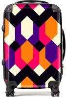 Warren Reed Coloured Abstract Pattern Suitcase