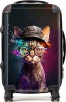 Warren Reed Rex Cat With Hat Splashart Suitcase