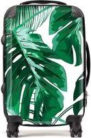 Warren Reed Tropical Jungle Leaf Pattern Suitcase