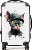 Warren Reed Rex Cat Splashart Suitcase Multi
