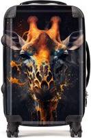Warren Reed Giraffe Face Splashart Suitcase