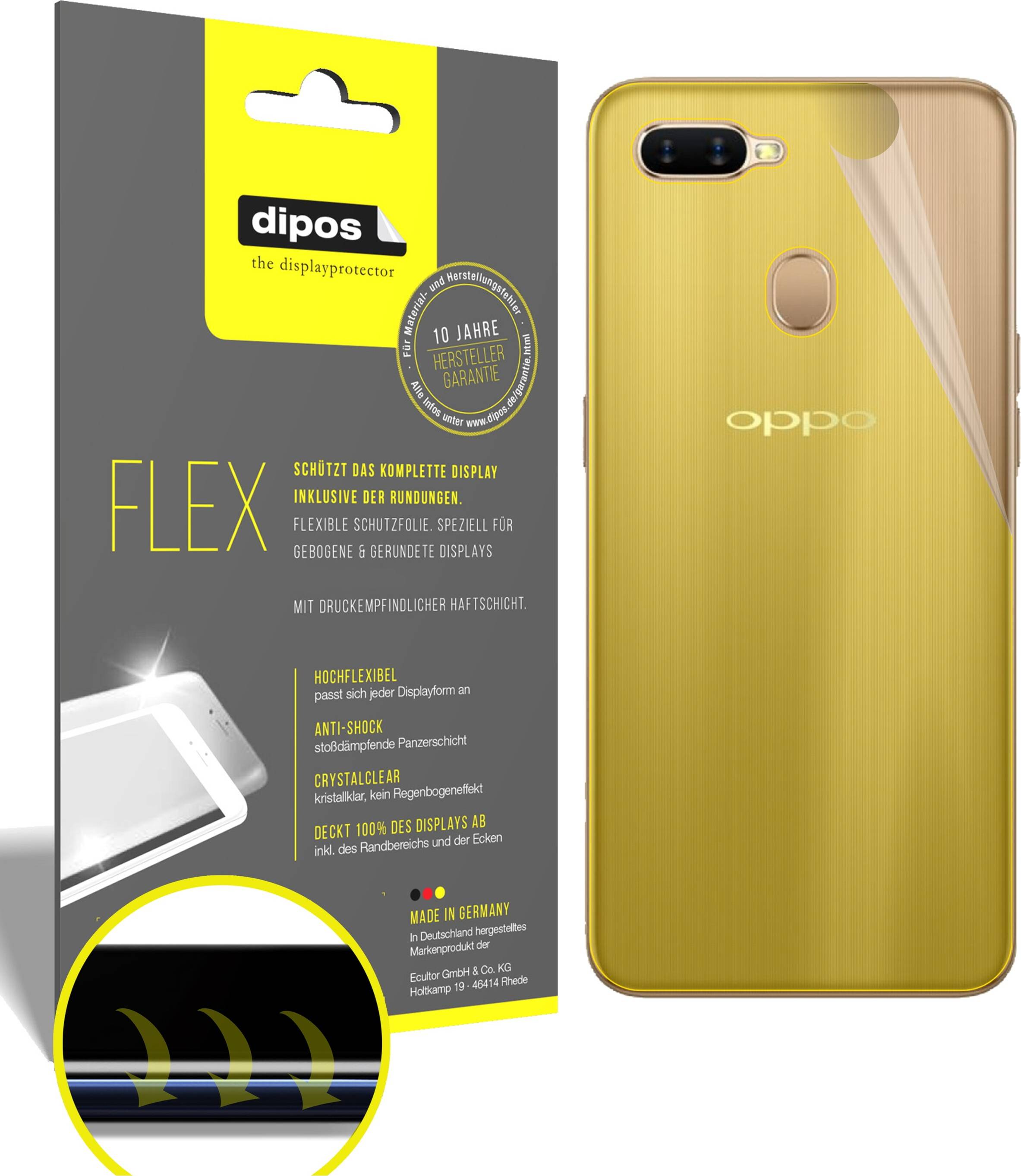 Dipos 3x Screen Protector Oppo AX7 Pro