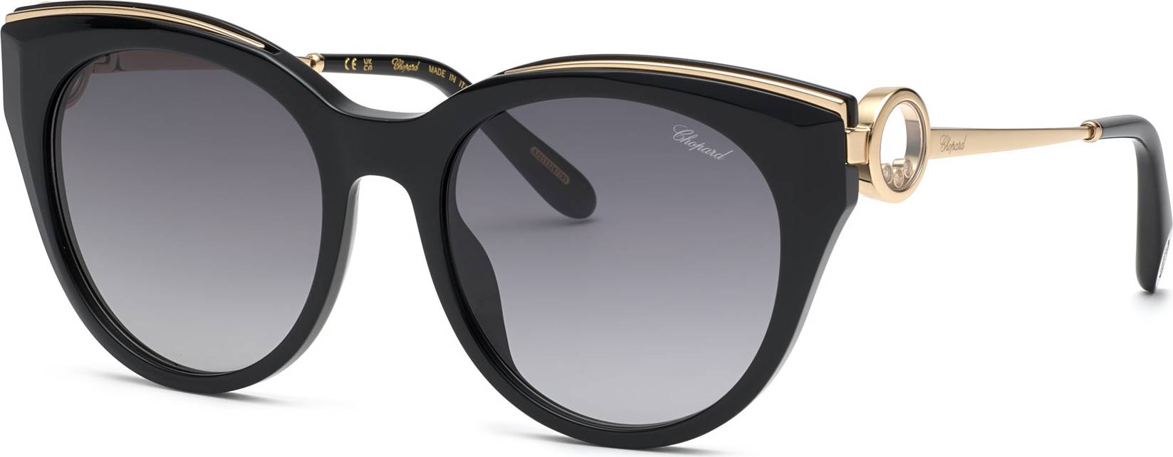 Chopard Sort Gradient Solbriller Kvinder - Black
