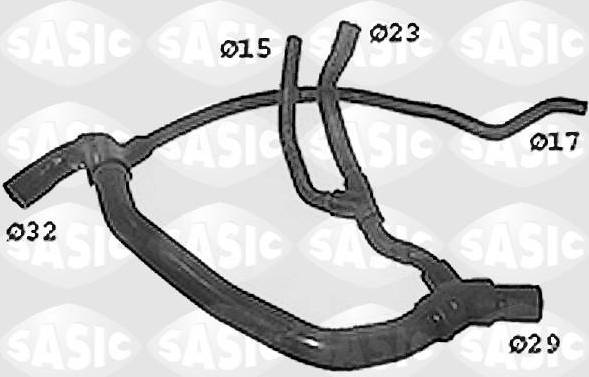 Sasic Radiator Hose SWH4193