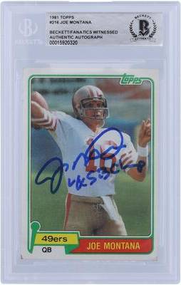 Topps 1981 Series 1 Autographed Rookie Card