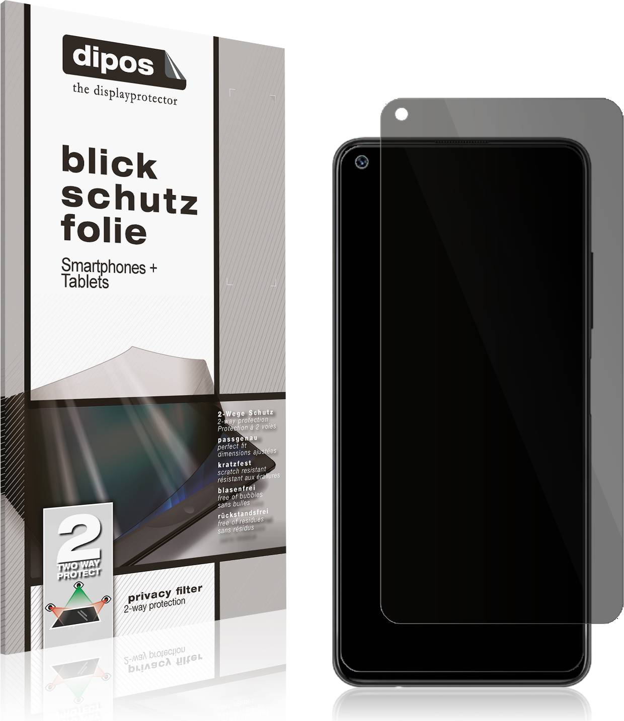 Dipos 2x Screen Protector For Umidigi F2 Privacy Filter