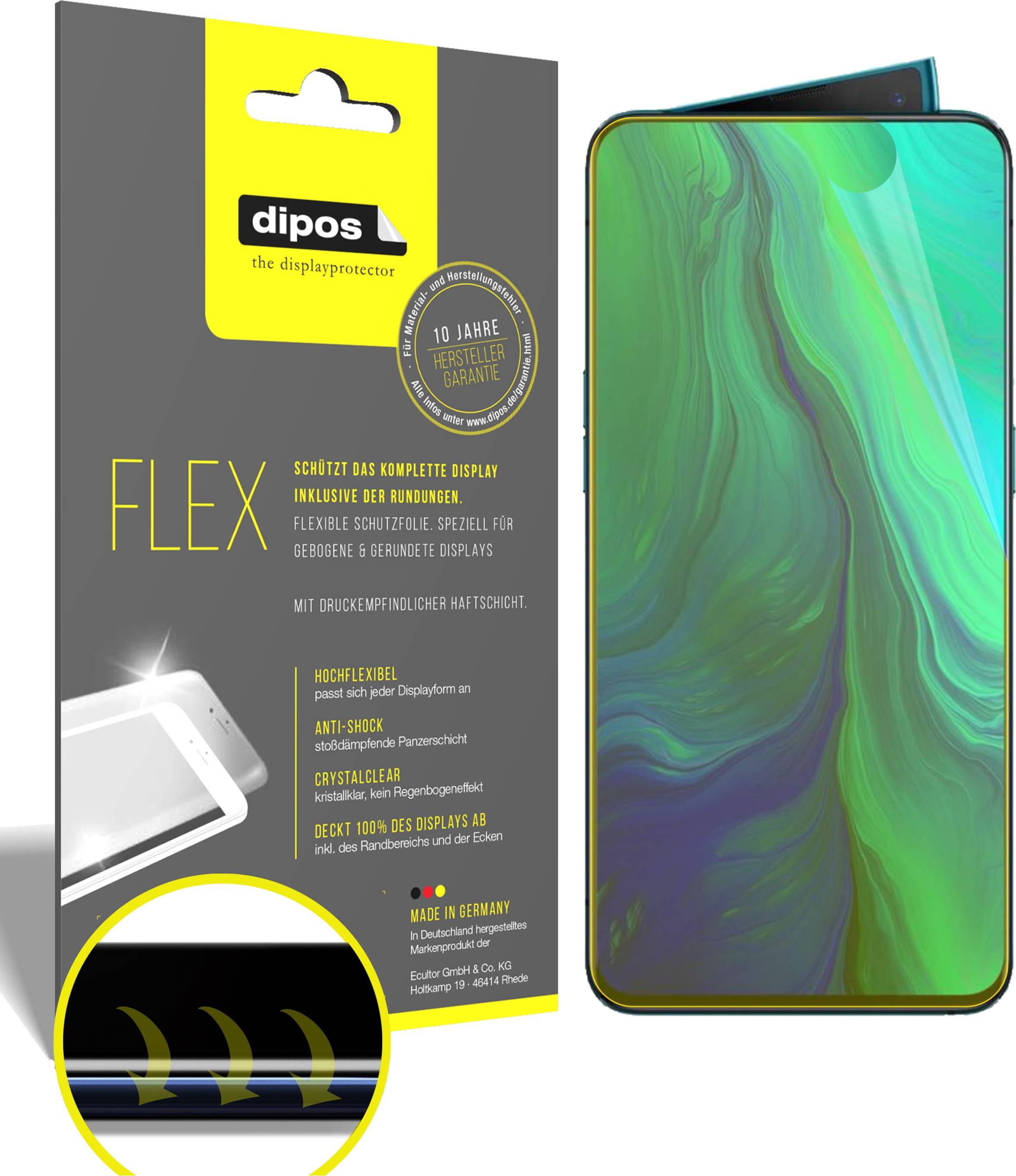 Dipos 3x Screen Protector Oppo Reno 10x Zoom