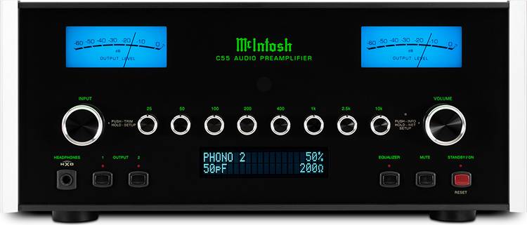 McIntosh C55 2-Channel Solid State Preamplifier