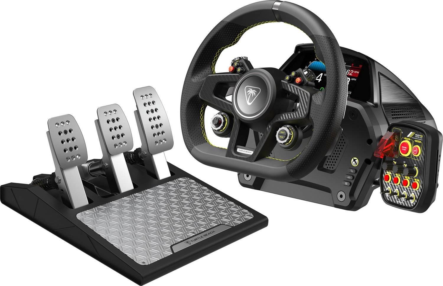 Pc racing wheel Turtle Beach VelocityOne Racing Wheel and Pedals