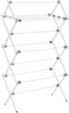 Clothes drying rack SlickBlue Foldable Clothes Drying Rack, Laundry Drying Rack, Clothes Airer, Steel Frame White 14