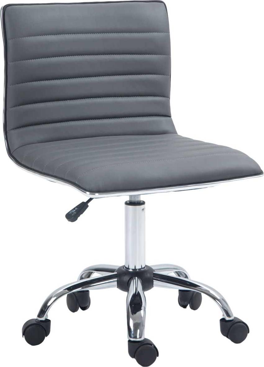 Homcom Armless Mid-Back Dark Grey