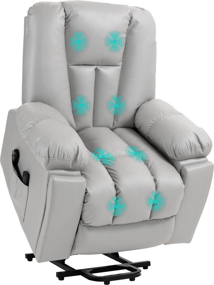 Riser recliner chairs Homcom Riser Recliner Armchair