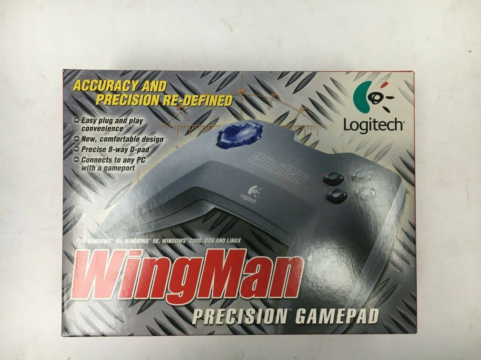 Logitech Wingman Precision Gamepad Controller PC - Gray