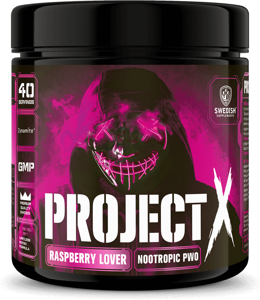 Swedish Supplements Project X 330 g Raspberry Lover