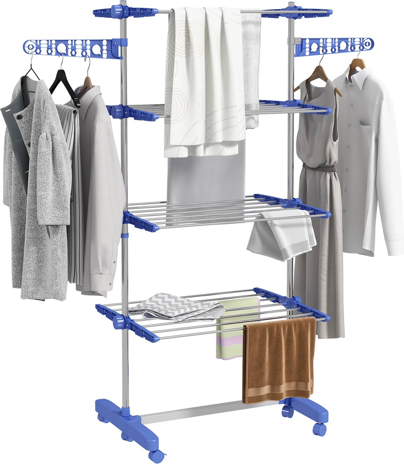Homcom Clothes Rack 55x142x172cm