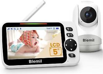 Blemil 5 Inch Split-Screen Baby Monitor