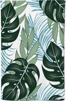 Warren Reed Tropical Pattern With Bright Plants Flowers Tea