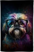 Warren Reed Apso Dog Face Splashart Tea