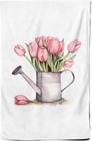 Warren Reed In A Watering Can Tea Kitchen Towel Multicolour