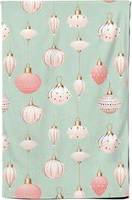 Warren Reed Decorations Pink Tea Kitchen Towel Multicolour, Green