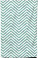 Warren Reed Geometric Chevron Pattern Tea Kitchen Towel Green