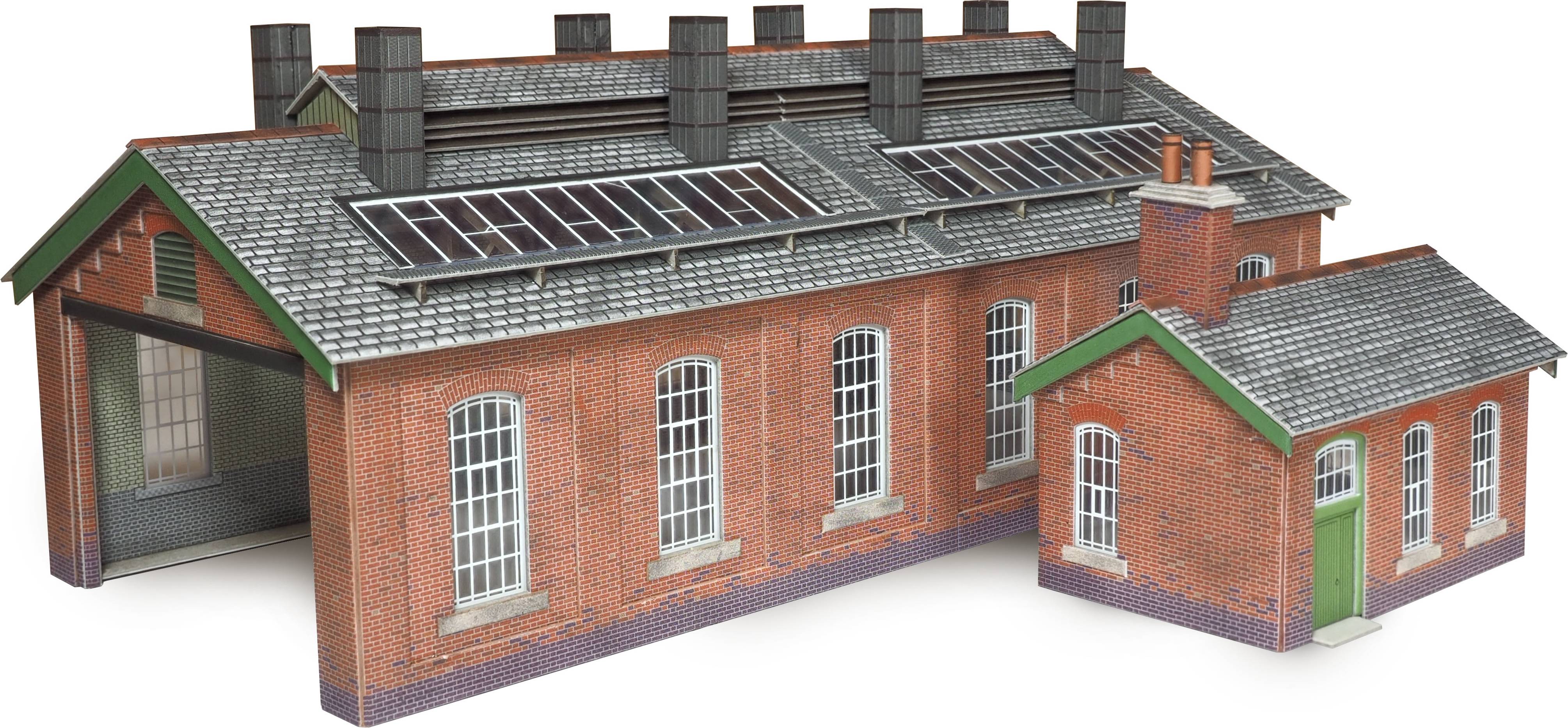 Metcalfe Double Track Engine Shed Card Kit