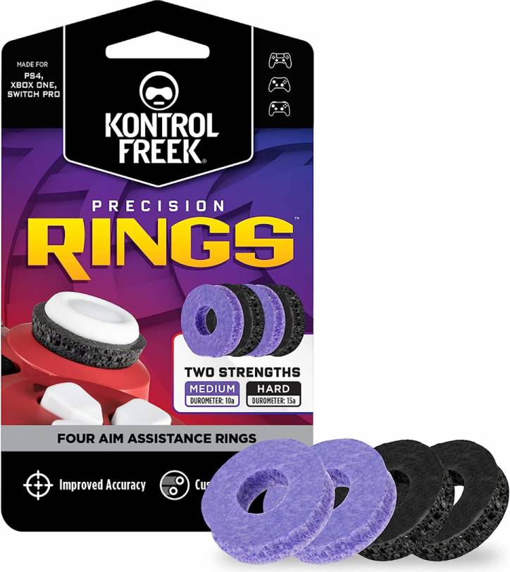 KontrolFreek Precision Rings - Sort/Lilla