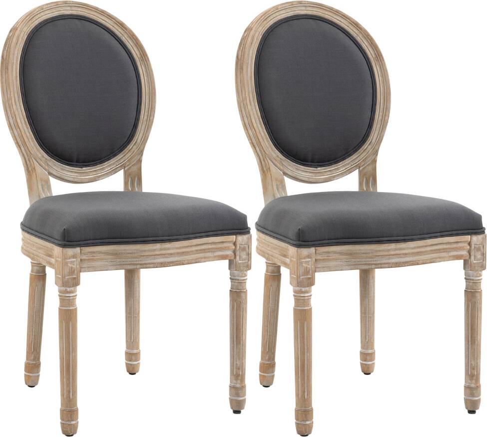 Homcom French-Style Dining 2 Kitchen Chair