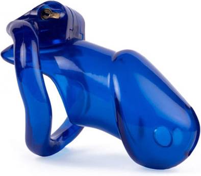 Chastity CockLock Lock Up Chastity Cage Blue