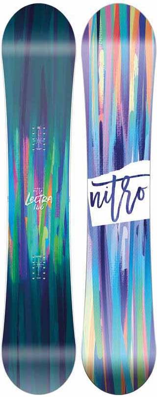 Nitro Lectra Brush Rental Snowboard Multicolor