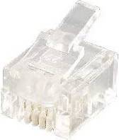Equip Modular Connectors 6P4C RJ12 Pack 100