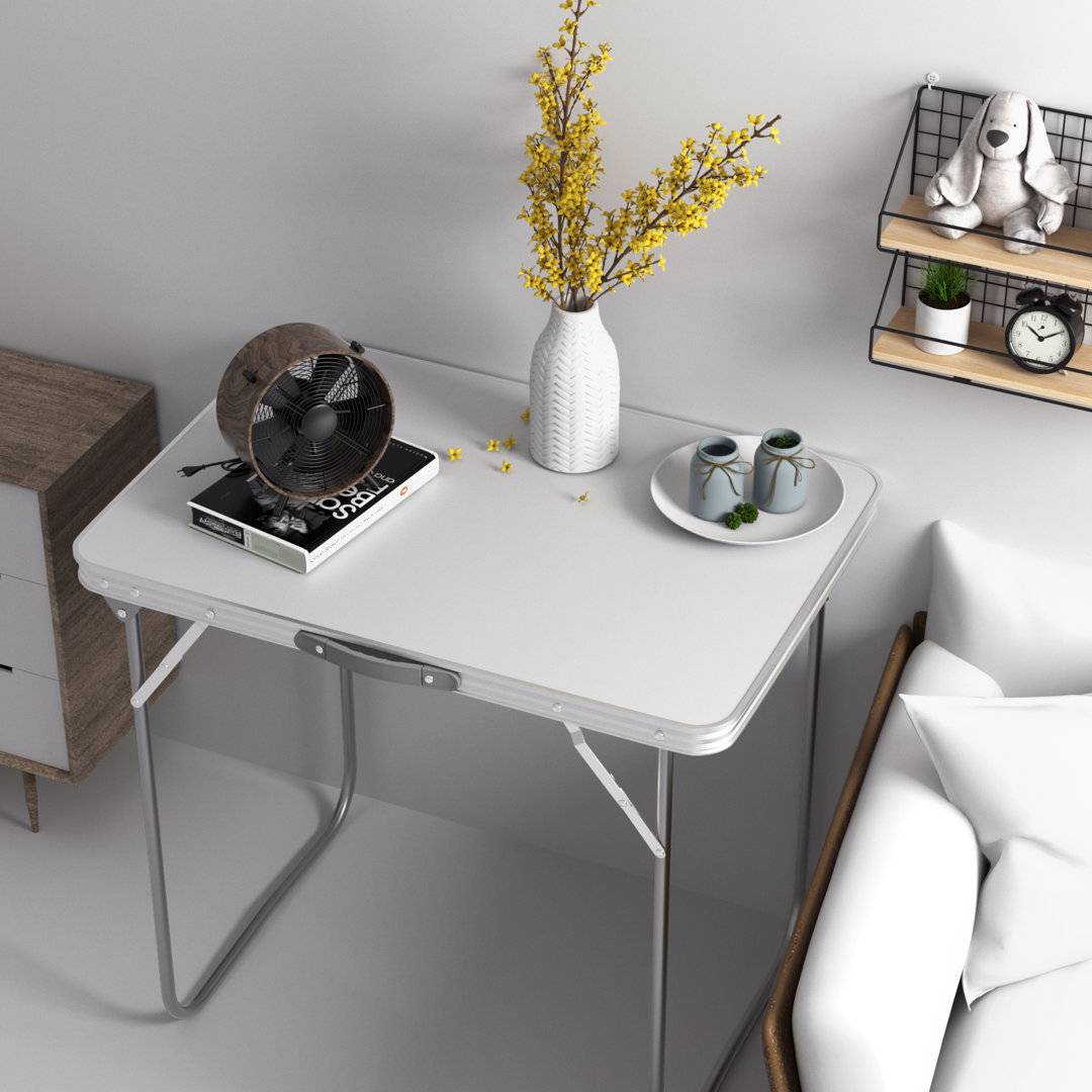 80cm Rectangular Adjustable Folding