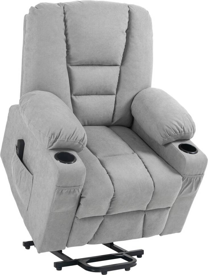 Riser recliner chairs Homcom Riser Recliner Remote, Lift Armchair