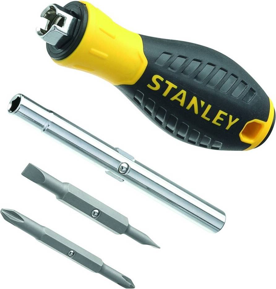 Stanley Tools 6 Way Screwdriver Bit Screwdriver