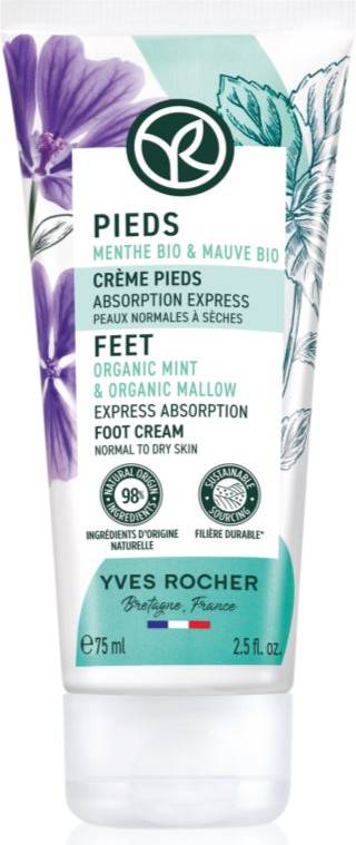 Yves Rocher Express Absorption Foot Cream 2.5fl oz