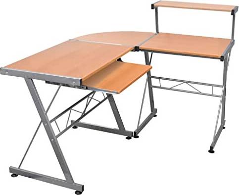 Corner gaming desks vidaXL Corner Computer Workstation Writing Desk