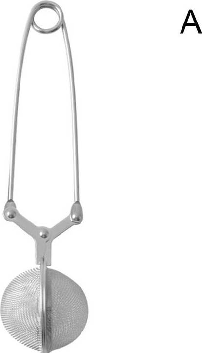 HiLife Rostfritt Stål Te Infusionssfärg Mesh Te Boll Kaffe Runt Handtag R9 m Tesil
