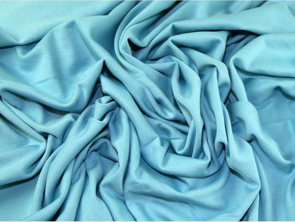 Minerva Soft Ponte Roma Double Fabrics Turquoise